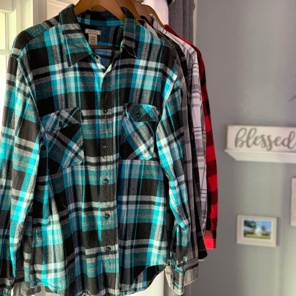 Comfortable flannel button up